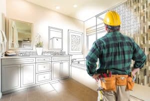Contractor planning a job